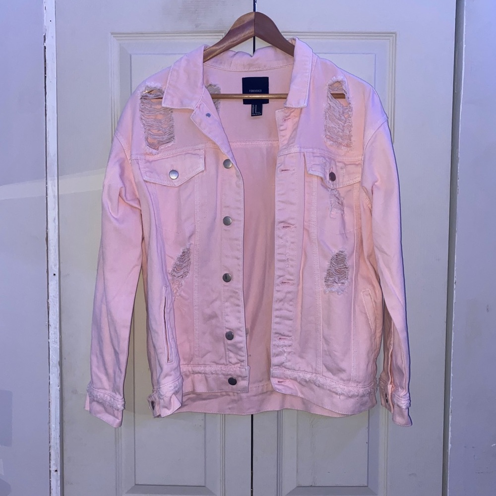 Distressed Denim Jacket